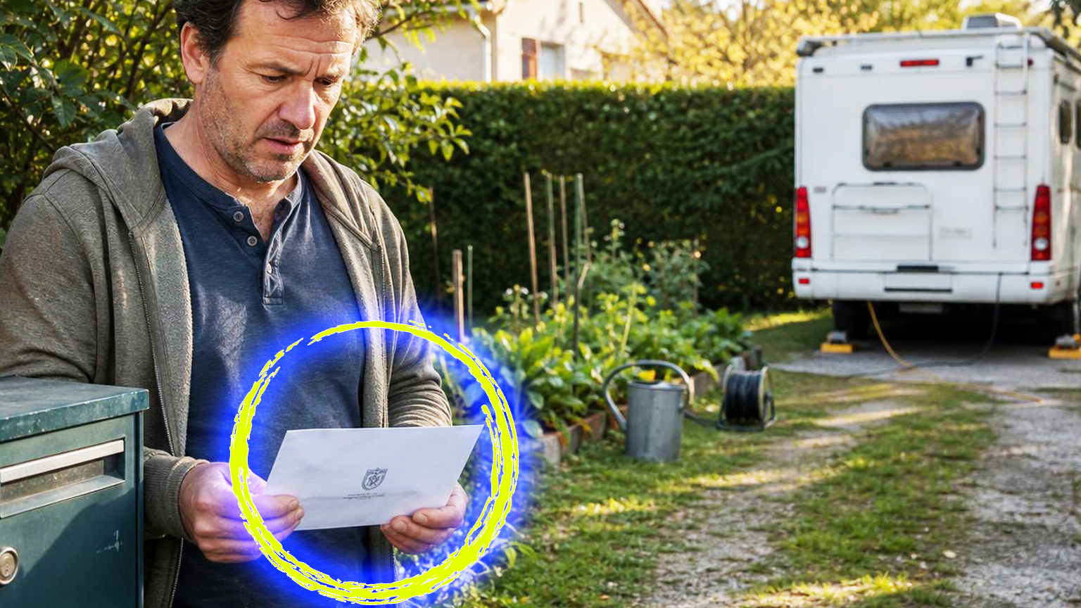 Thierry gare son camping-car au fond de son jardin depuis huit mois : un matin, un courrier de la mairie l’attend dans sa boîte aux lettres, et la règle des trois mois le rattrape