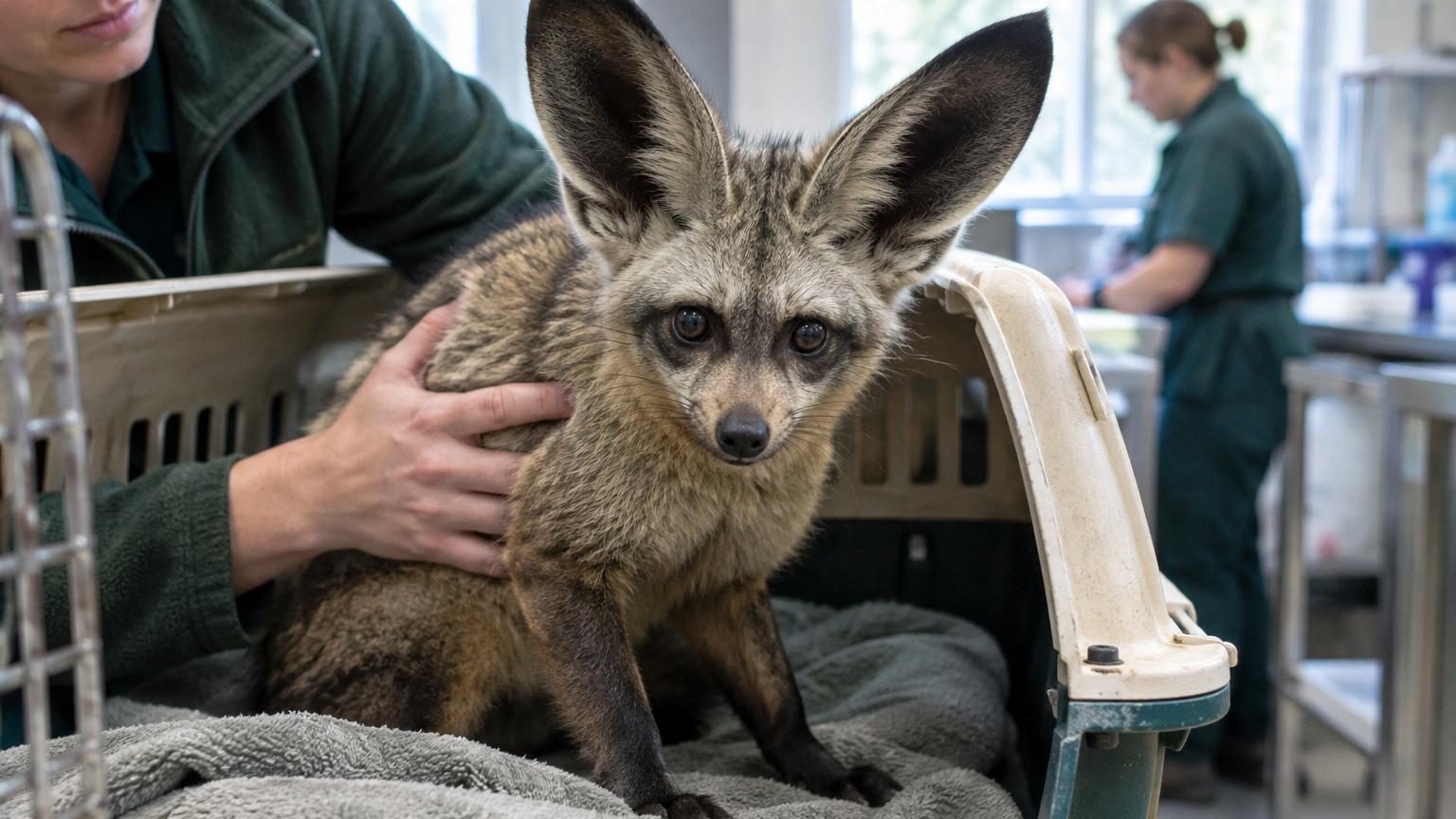 Un « chiot » aux oreilles de chauve-souris recueilli par un zoo : les soigneurs découvrent que ce n'est pas un chien