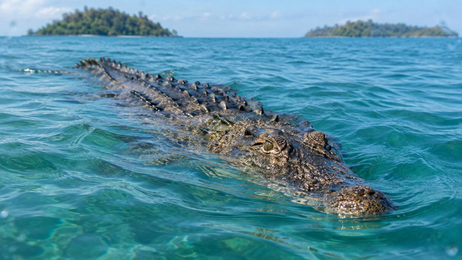 Un crocodile marin parcourt 590 km en 25 jours sans presque nager : voici comment il transforme l&rsquo;océan en autoroute