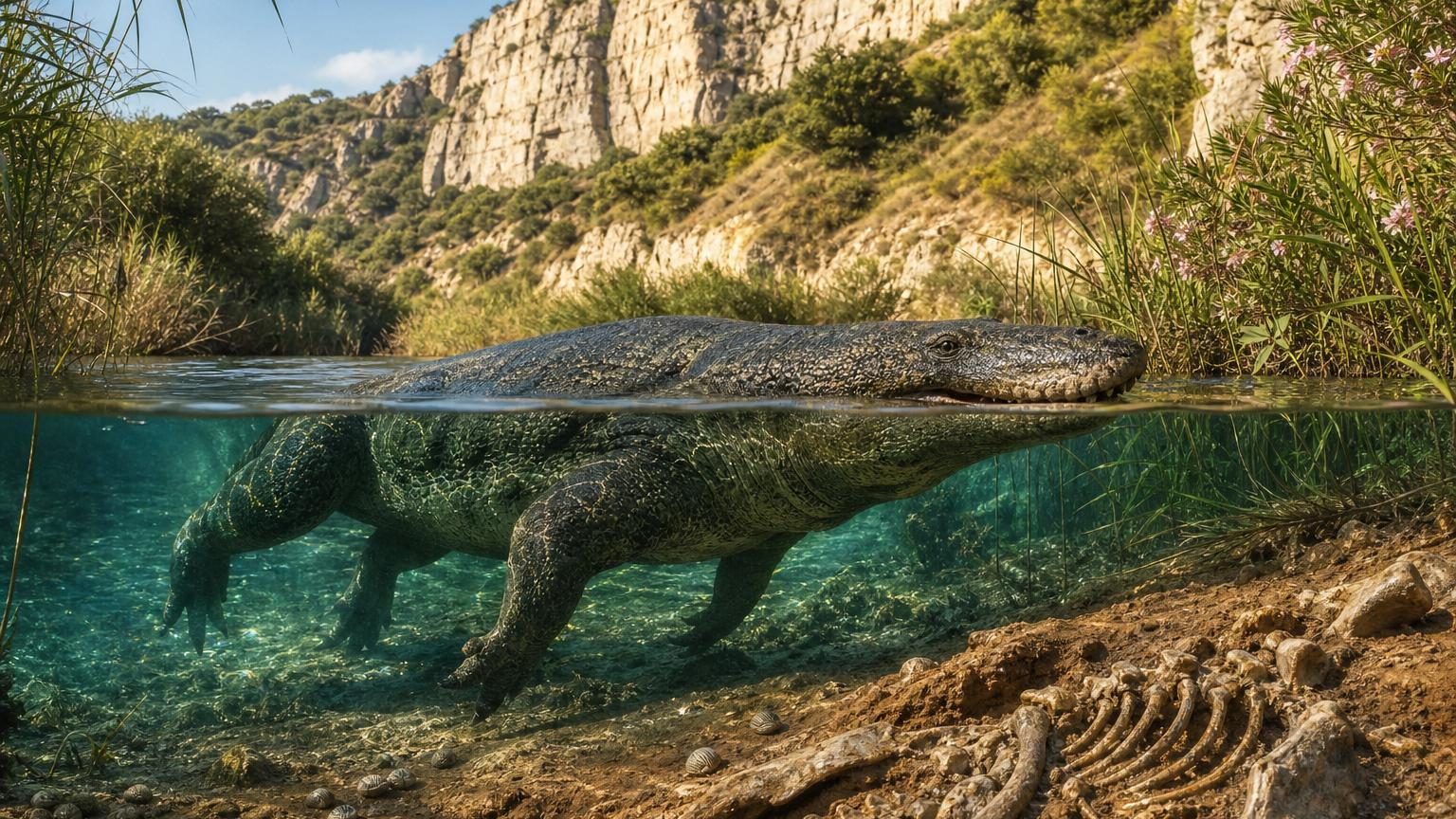 Un reptile de 85 millions d’années exhumé près d’Aix-en-Provence : « L’évolution est plus complexe que ce qu’on pensait »