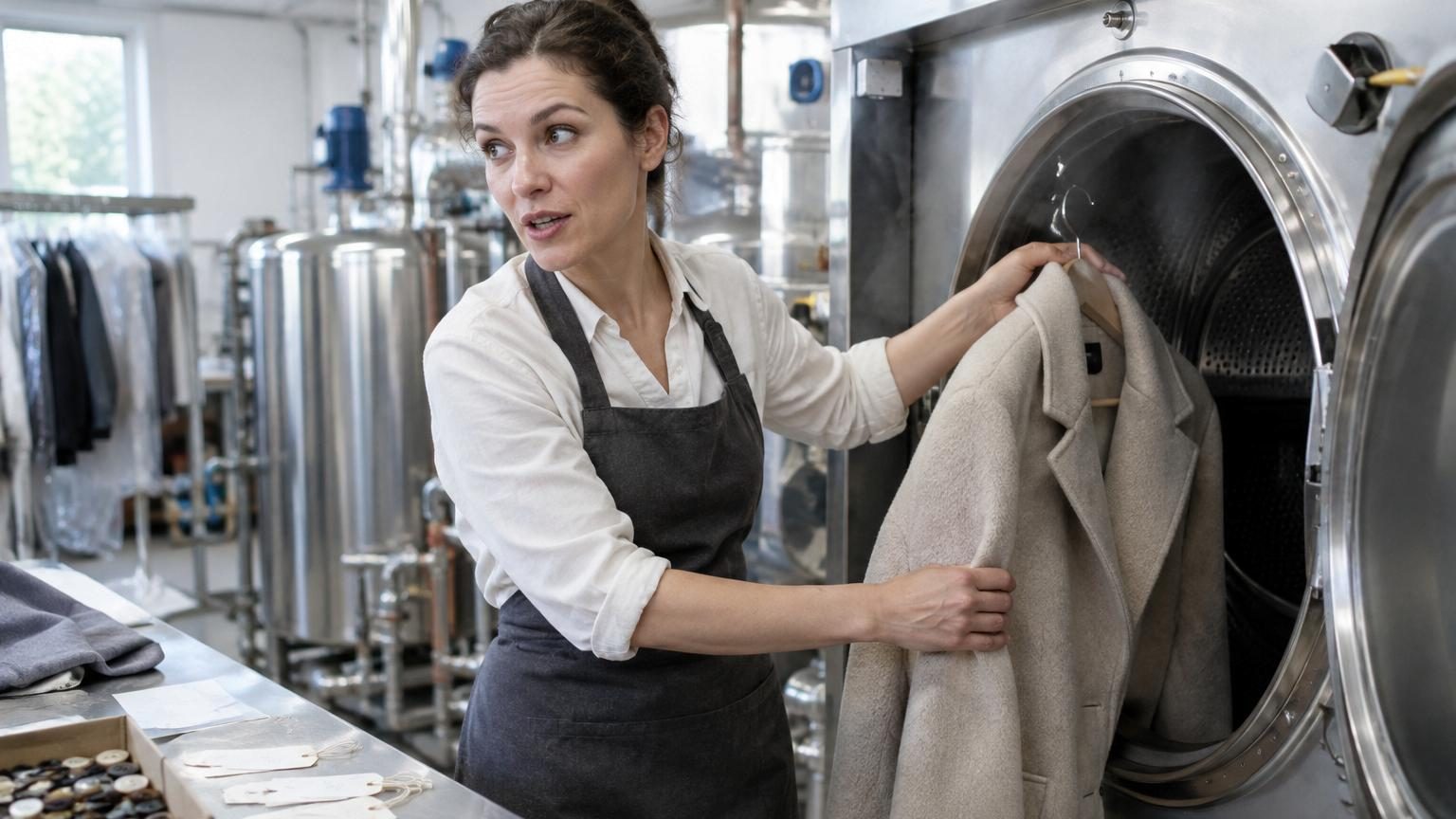 Une experte du linge révèle ce qui se passe vraiment au pressing : le nettoyage à sec ne doit rien au hasard, il est né d&rsquo;un accident