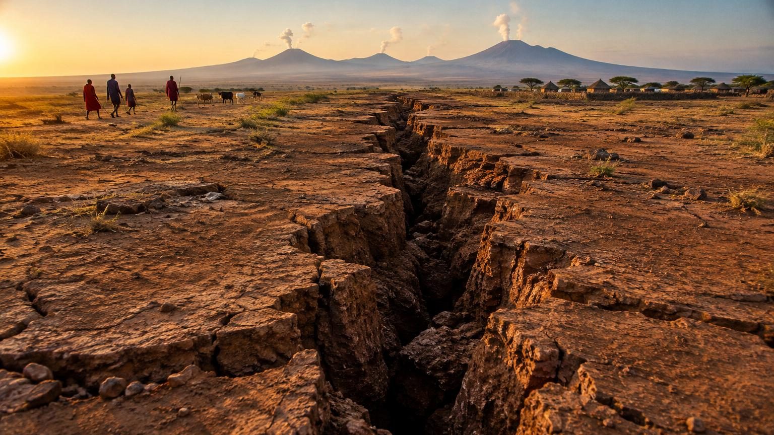 Une force colossale repérée sous l&rsquo;Afrique : ce panache de roche brûlante pourrait déchirer le continent en deux