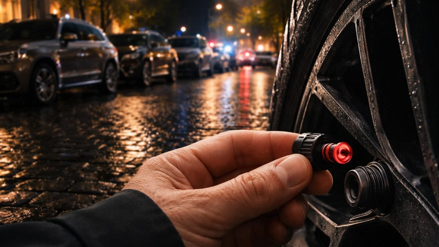Une simple lentille rouge dans le bouchon de valve : la méthode des militants qui immobilise des dizaines de SUV en une nuit
